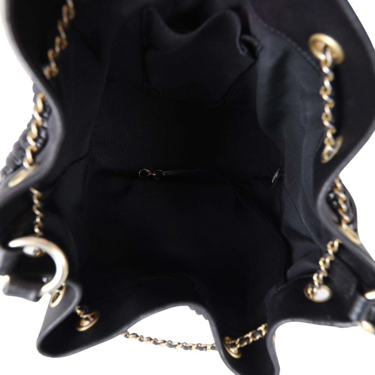 Chanel Coco Pleats Bucket Bag Medium