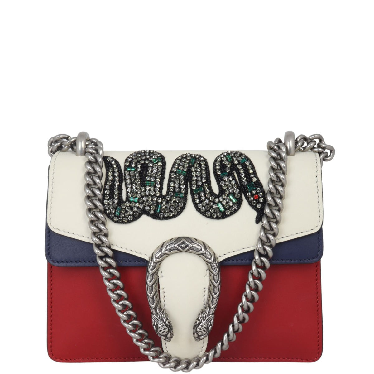 Gucci Dionysus Embellished Mini Leather Shoulder Bag