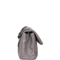 Saint Laurent West Hollywood Croc-Embossed Medium