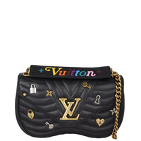 Louis Vuitton New Wave MM Chain Bag Love Lock