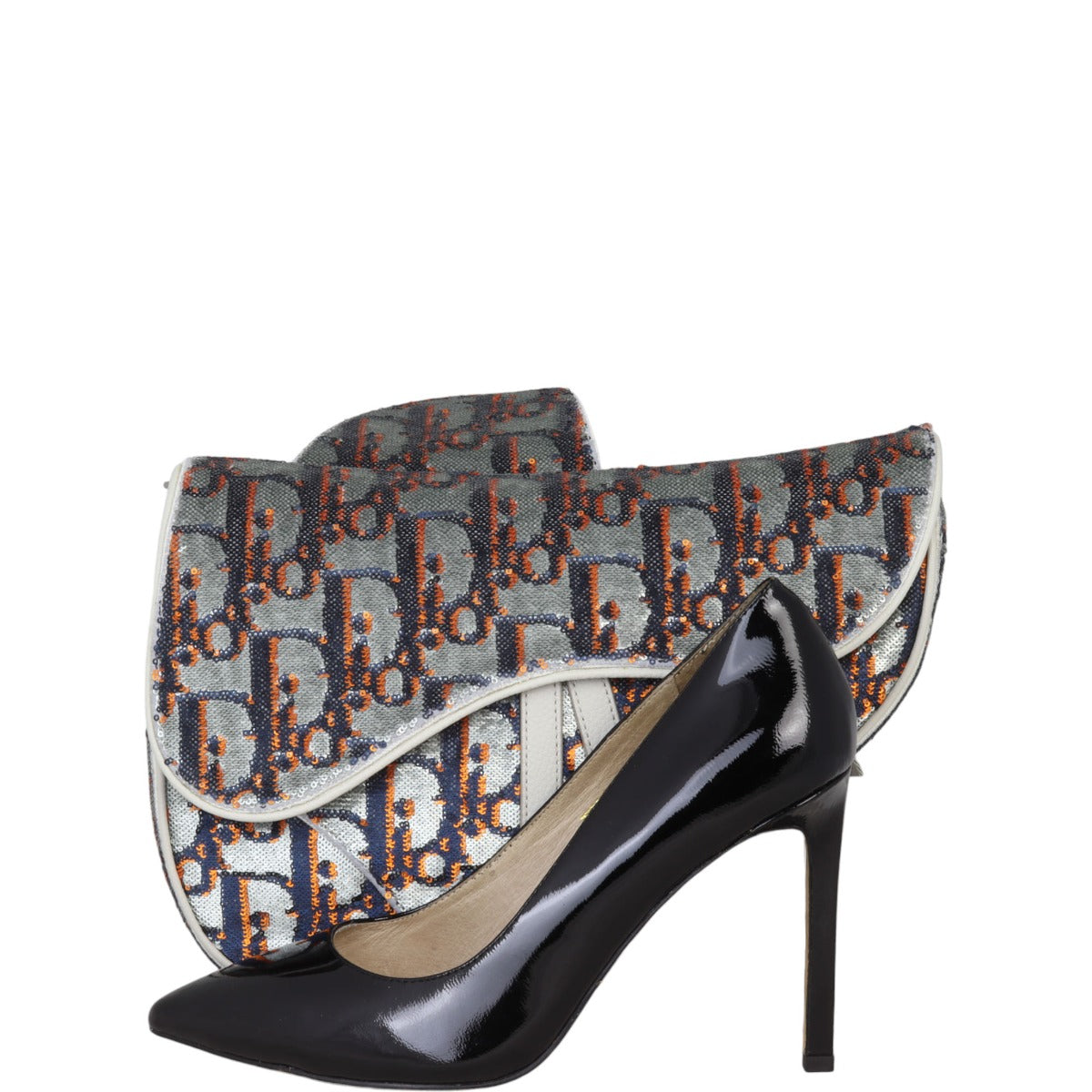 Dior Saddle Sling Sequins