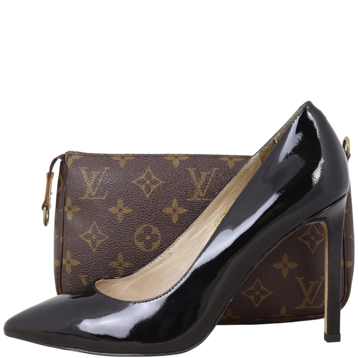 Louis Vuitton Pochette Accessories Monogram with Long Strap