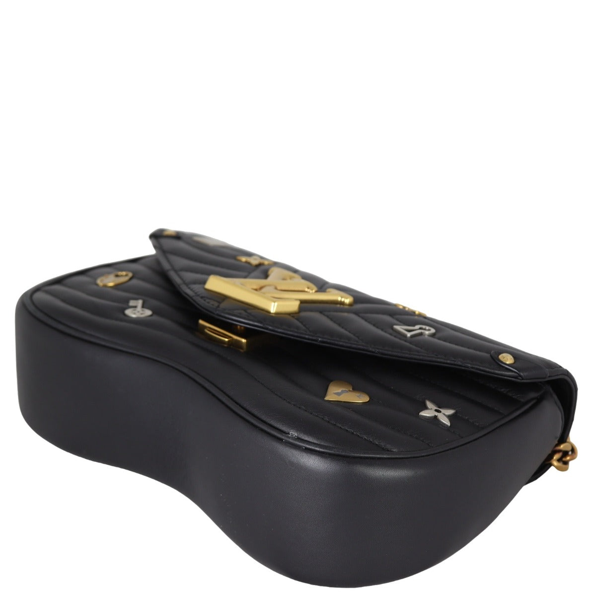 Louis Vuitton New Wave MM Chain Bag Love Lock