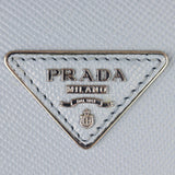 Prada Saffiano Cuir Twist Lock Tote Hardware