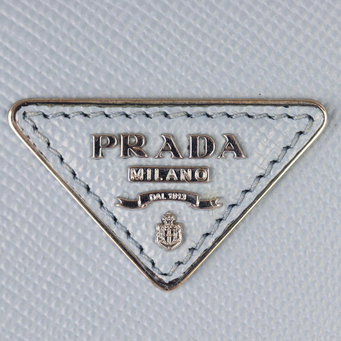 Prada Saffiano Cuir Twist Lock Tote Hardware