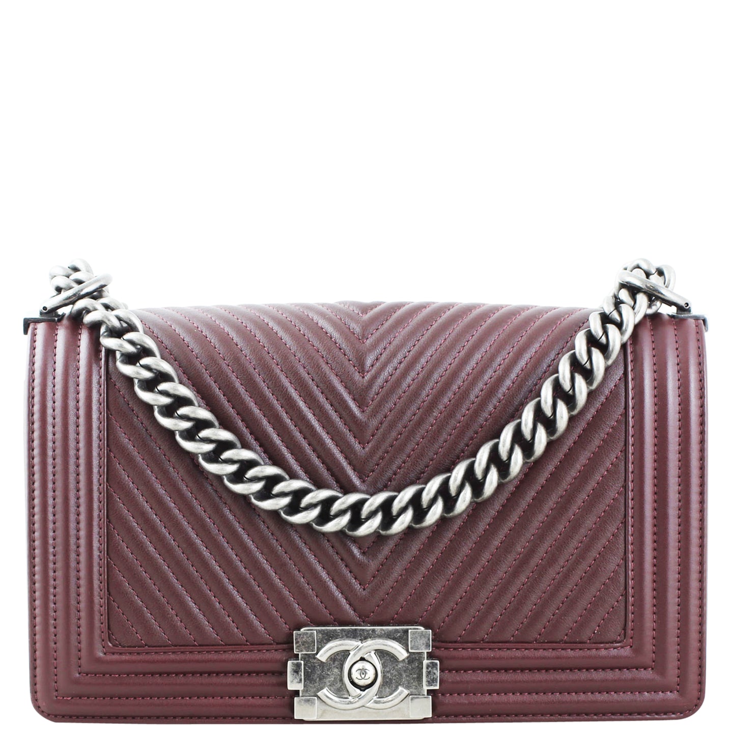 Chanel Boy Old Medium Front with Strap