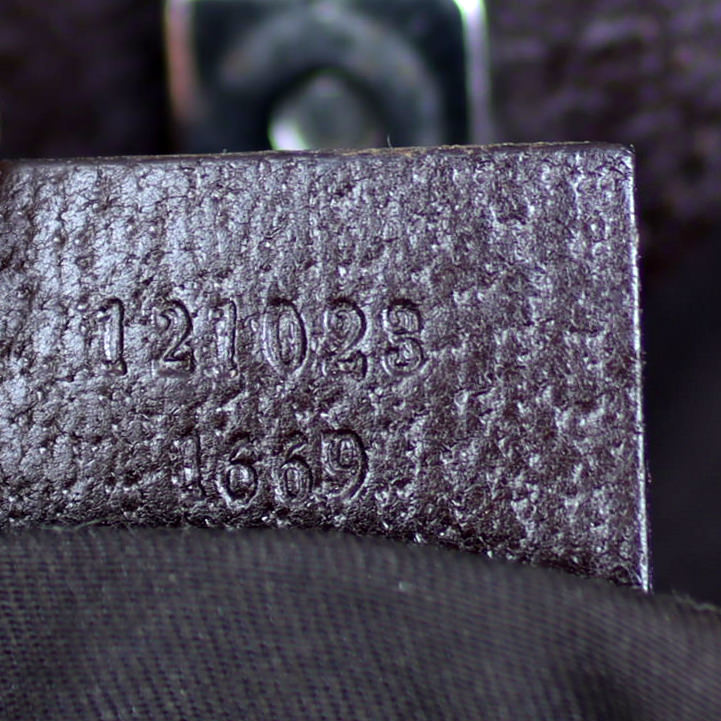 Gucci GG Canvas Top Handle Hobo Date Code