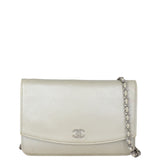 Chanel Sevruga Wallet on Chain