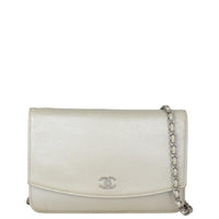 Chanel Sevruga Wallet on Chain