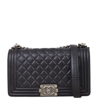 Chanel Boy Old Medium | Black 23 Series
