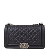 Chanel Boy Old Medium | Black 23 Series