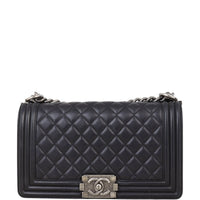Chanel Boy Old Medium | Black 23 Series