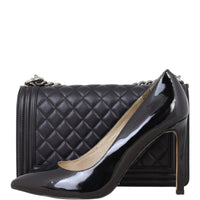 Chanel Boy Old Medium | Black 23 Series