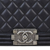 Chanel Boy Old Medium | Black 23 Series