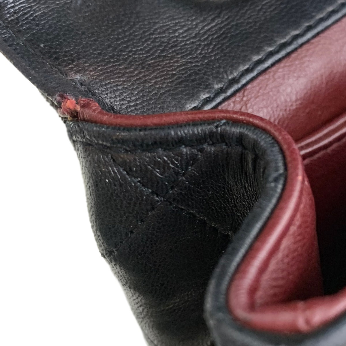 Chanel Vintage CC Flap Bag Wear
