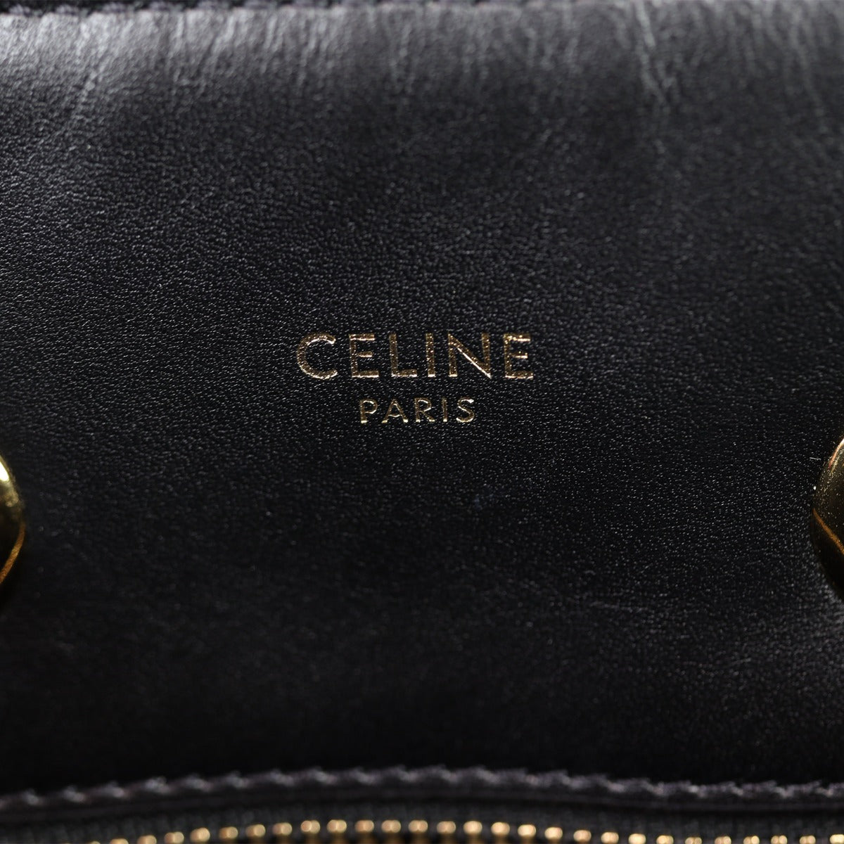 Celine C Charm Backpack Small Interior Stamp