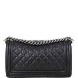 Chanel Boy Old Medium | Black 23 Series