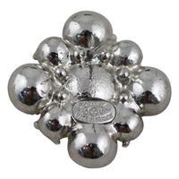 Chanel Swarovski Cluster Diamante Earrings Detail