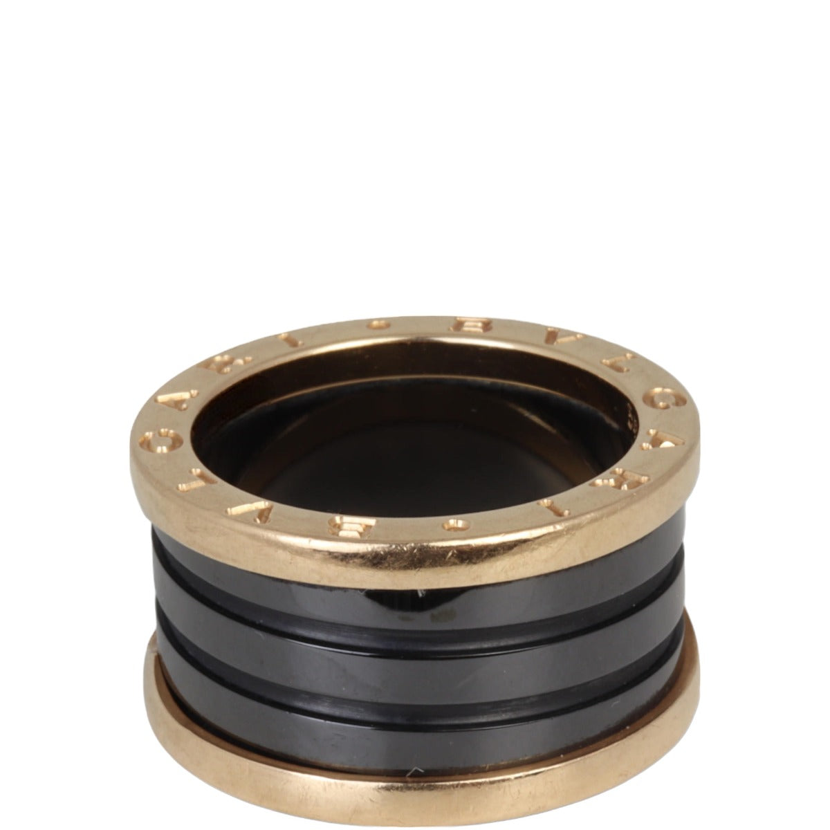 Bvlgari B.Zero1 18k Rose Gold Four Band Ring