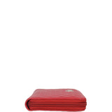 Chanel Camellia Zip Around Wallet | Red