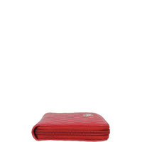 Chanel Camellia Zip Around Wallet | Red
