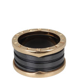 Bvlgari B.Zero1 18k Rose Gold Four Band Ring