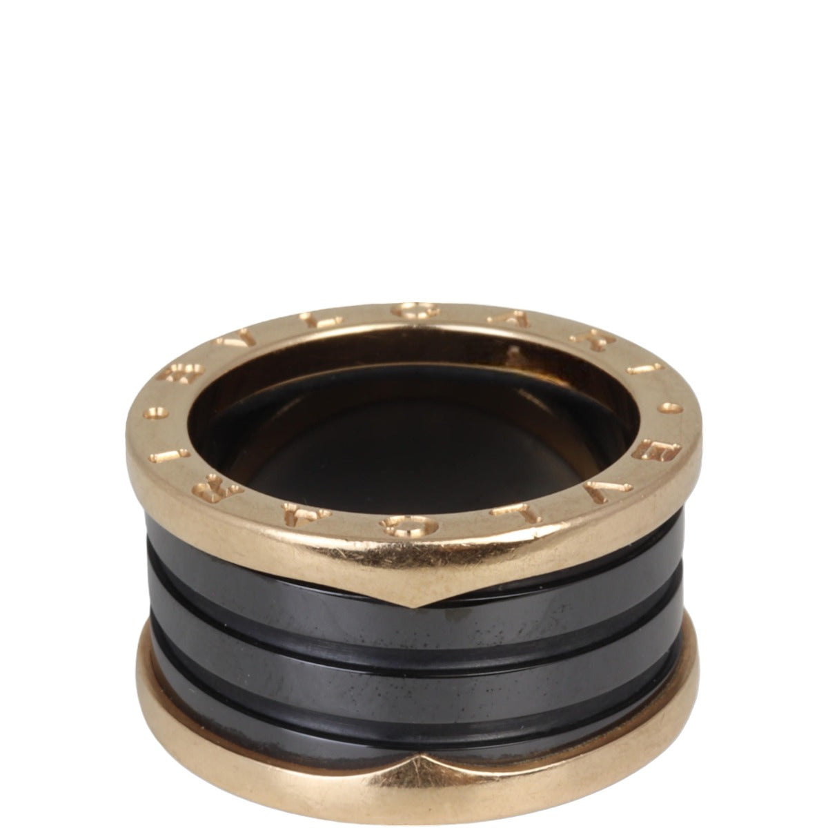 Bvlgari B.Zero1 18k Rose Gold Four Band Ring
