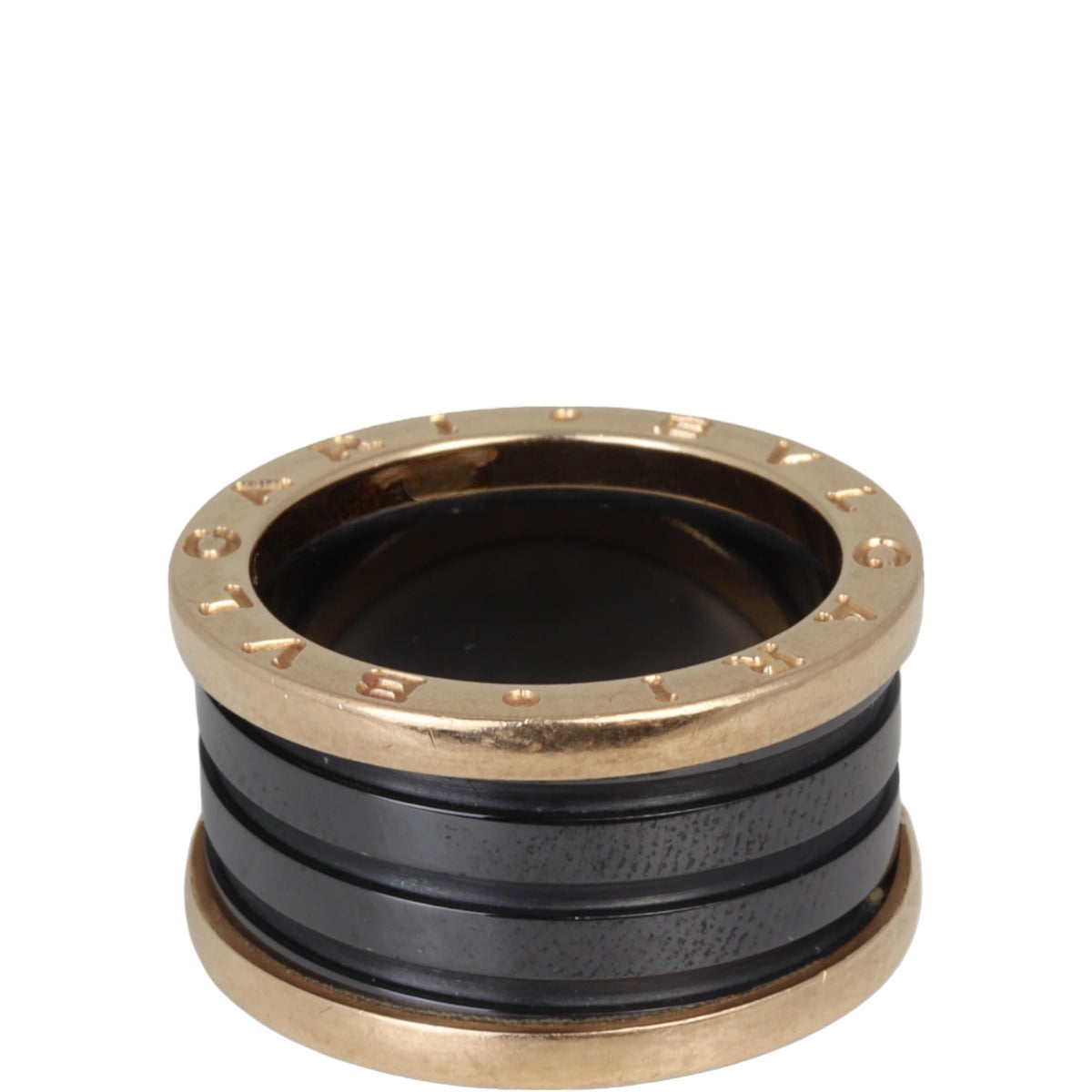 Bvlgari B.Zero1 18k Rose Gold Four Band Ring