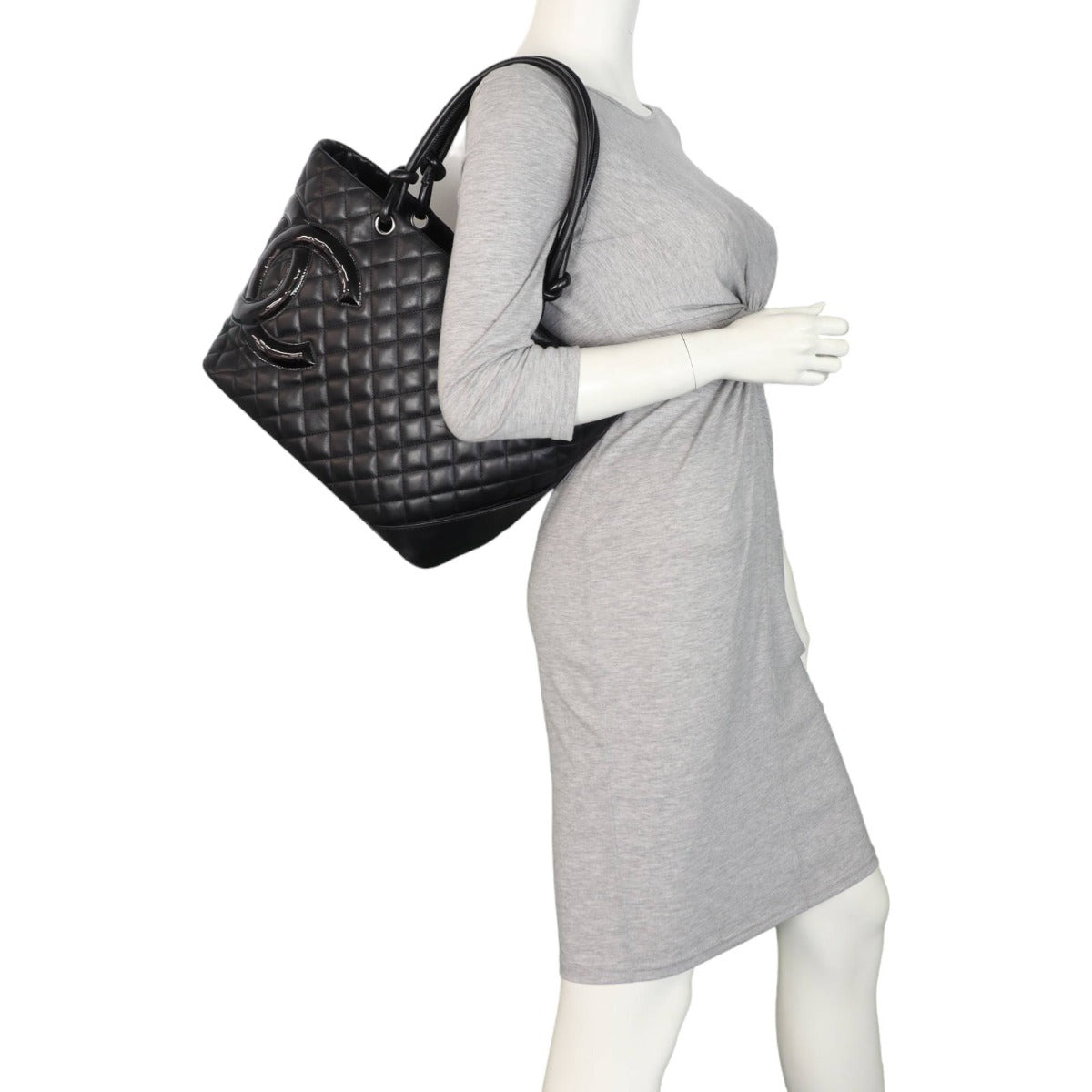 Chanel Ligne Cambon Large Tote | Black