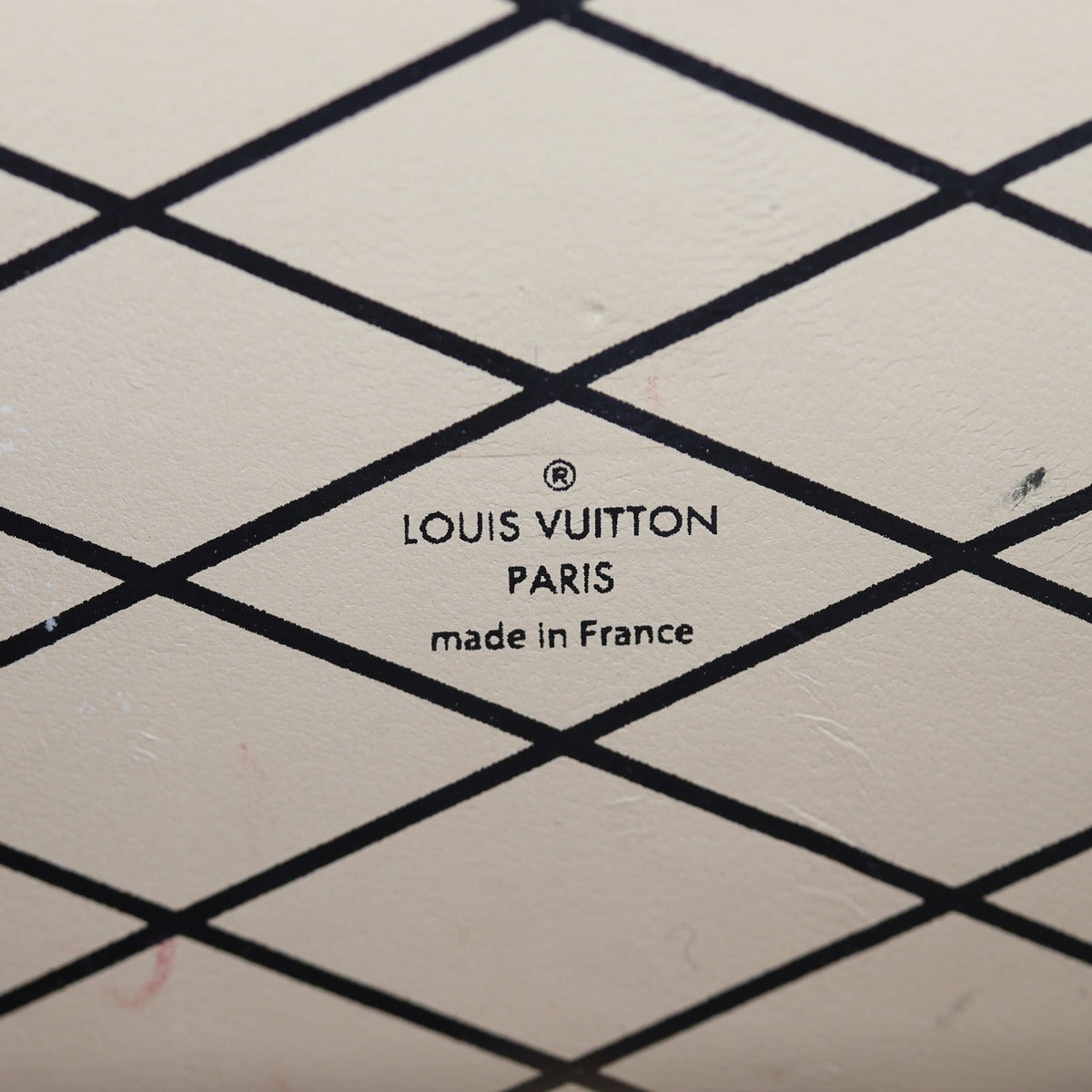 Louis Vuitton Petite Malle Monogram Interior Stamp