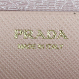 Prada Triangle Saffiano Shearling Mini Bag