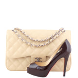 Chanel Classic Double Flap Jumbo  Shoe