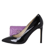 Chanel CC Card Holder on Chain | Purple