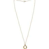 Cartier Trinity Yellow, White & Rose Gold Pink Sapphire Necklace