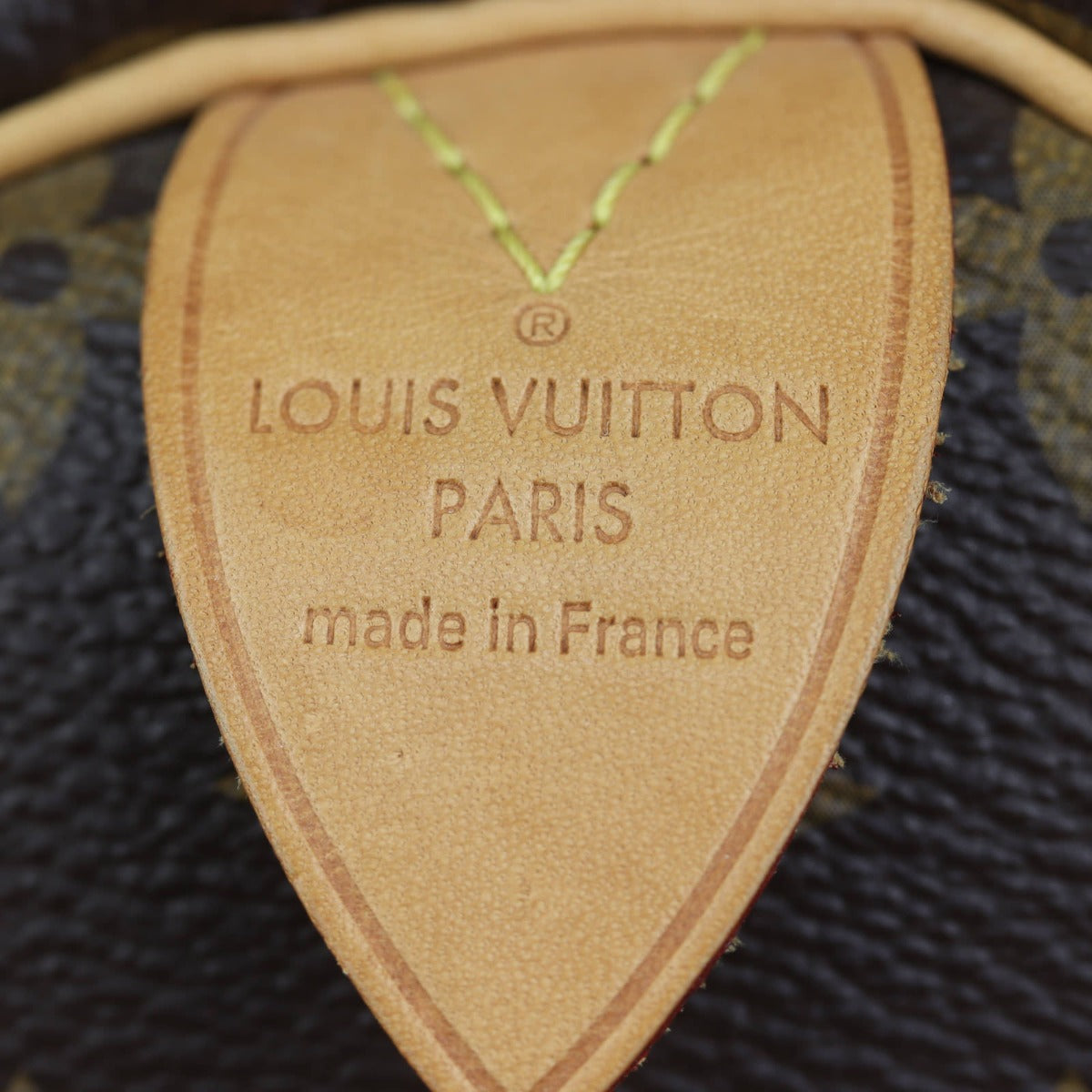 Louis Vuitton Speedy 30 Monogram Interior Stamp