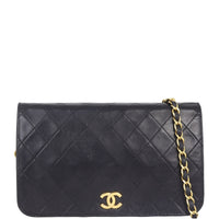 Chanel CC Full Flap Bag Small Vintage | Black Vintage