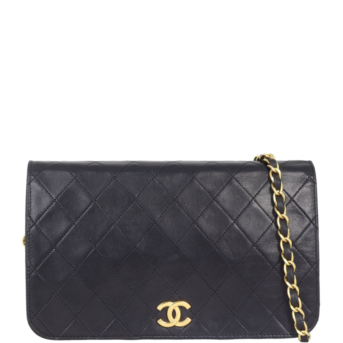 Chanel CC Full Flap Bag Small Vintage | Black Vintage