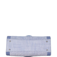 Chanel Boy Shopping Tote Chevron Denim