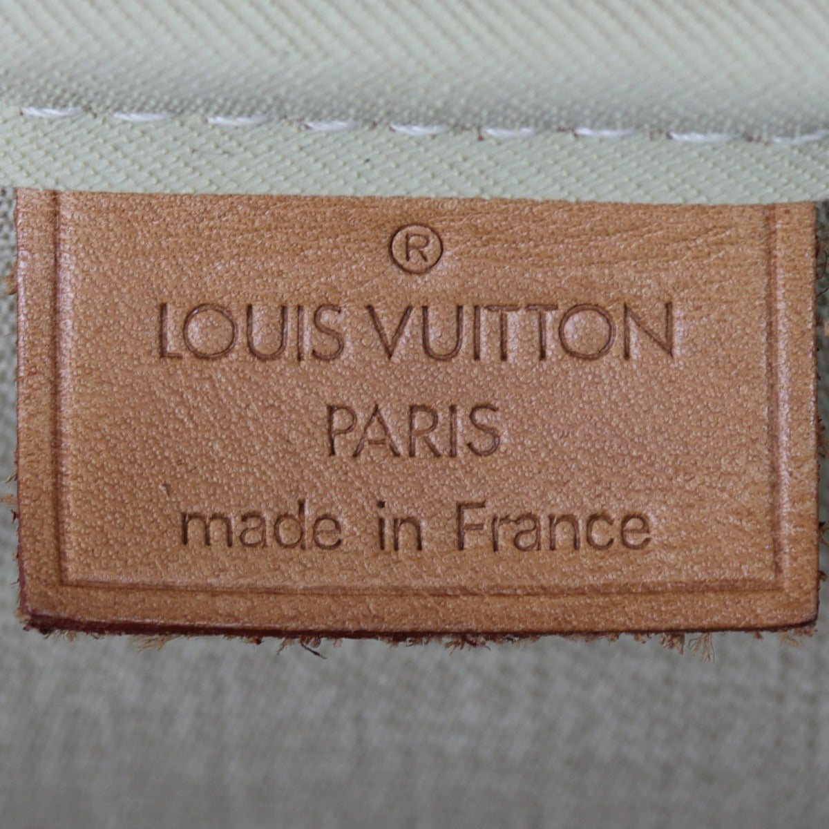 Louis Vuitton Deauville Bowling Vanity Monogram Interior Stamp