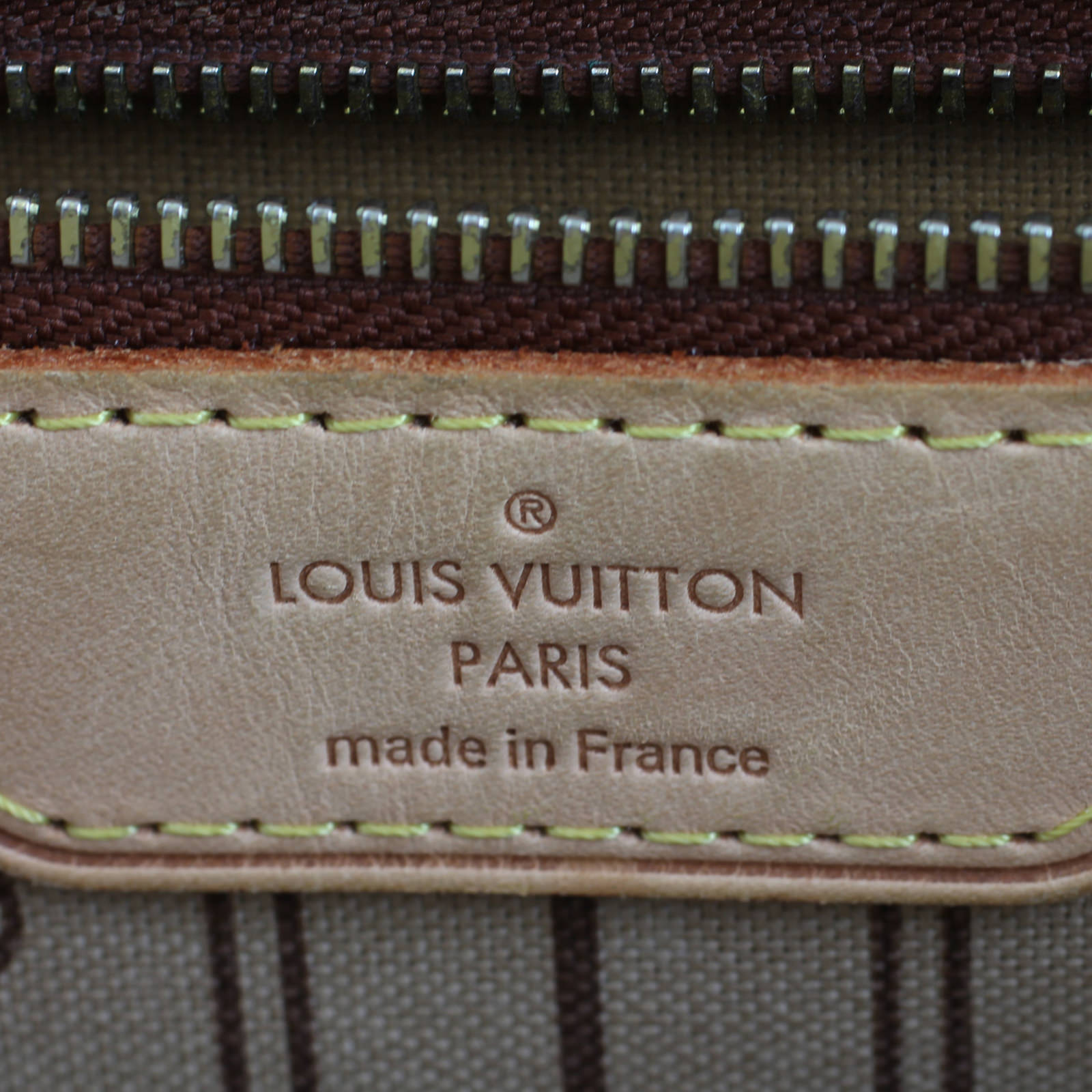 Louis Vuitton Neverfull MM Monogram Stamp