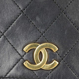Chanel CC Full Flap Bag Small Vintage | Black Vintage