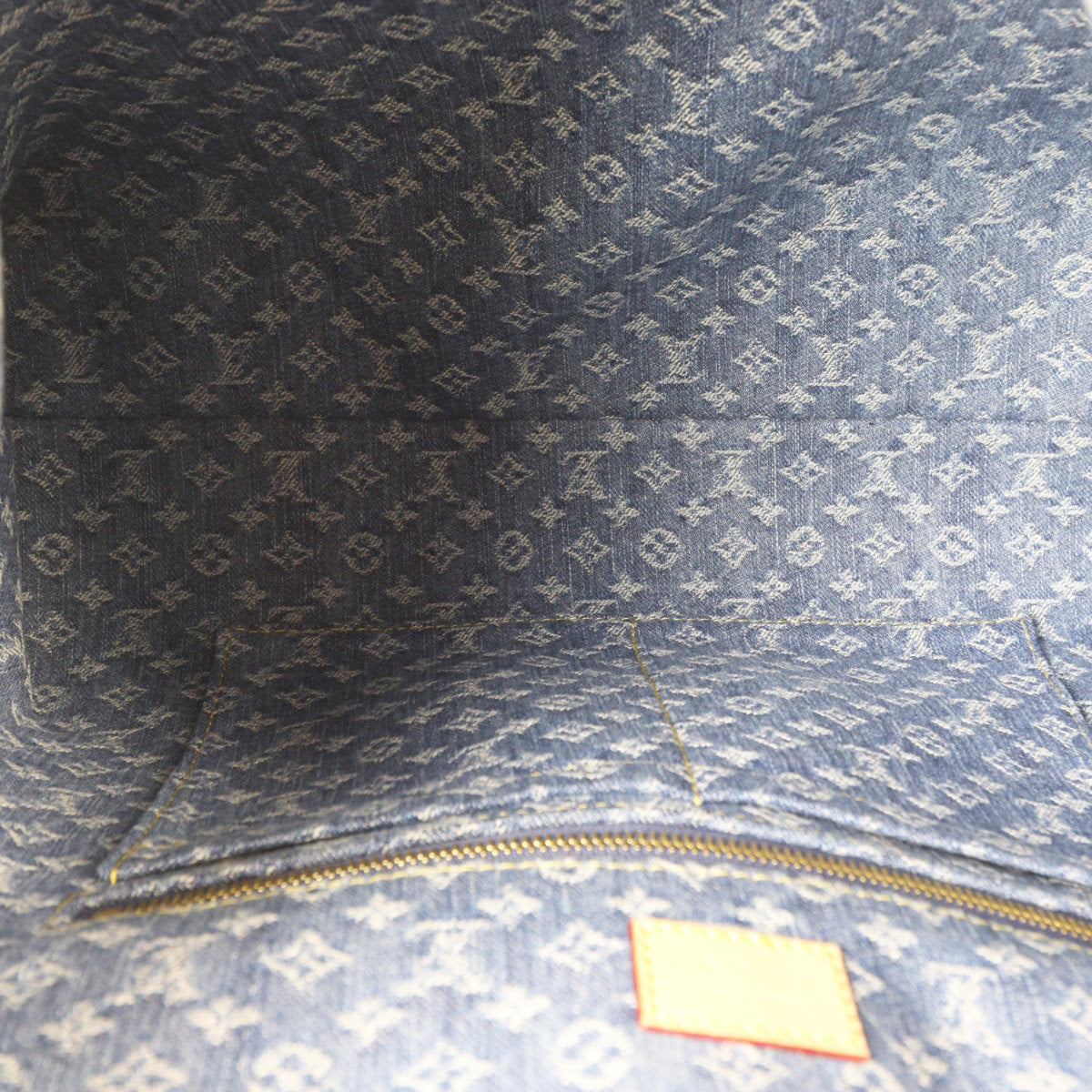 Louis Vuitton CarryAll MM Monogram Denim