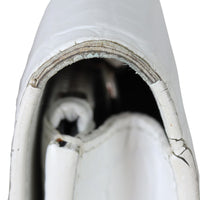 Saint Laurent Kate Tassel Chain Wallet Croc-Embossed Wear