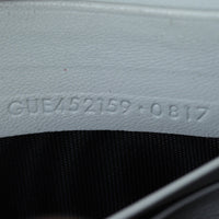 Saint Laurent Kate Tassel Chain Wallet Croc-Embossed Date Code