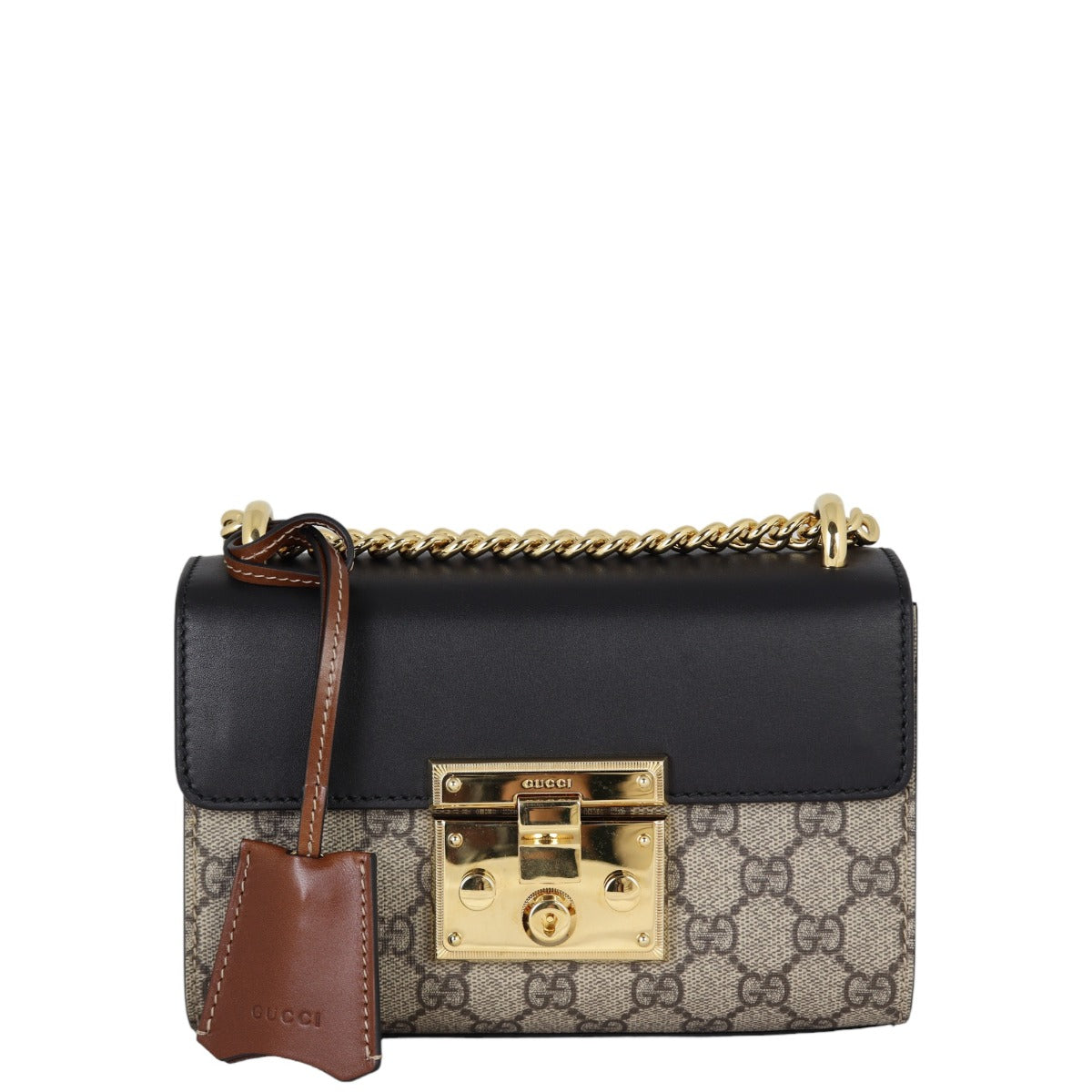 Gucci GG Supreme Padlock Small Shoulder Bag