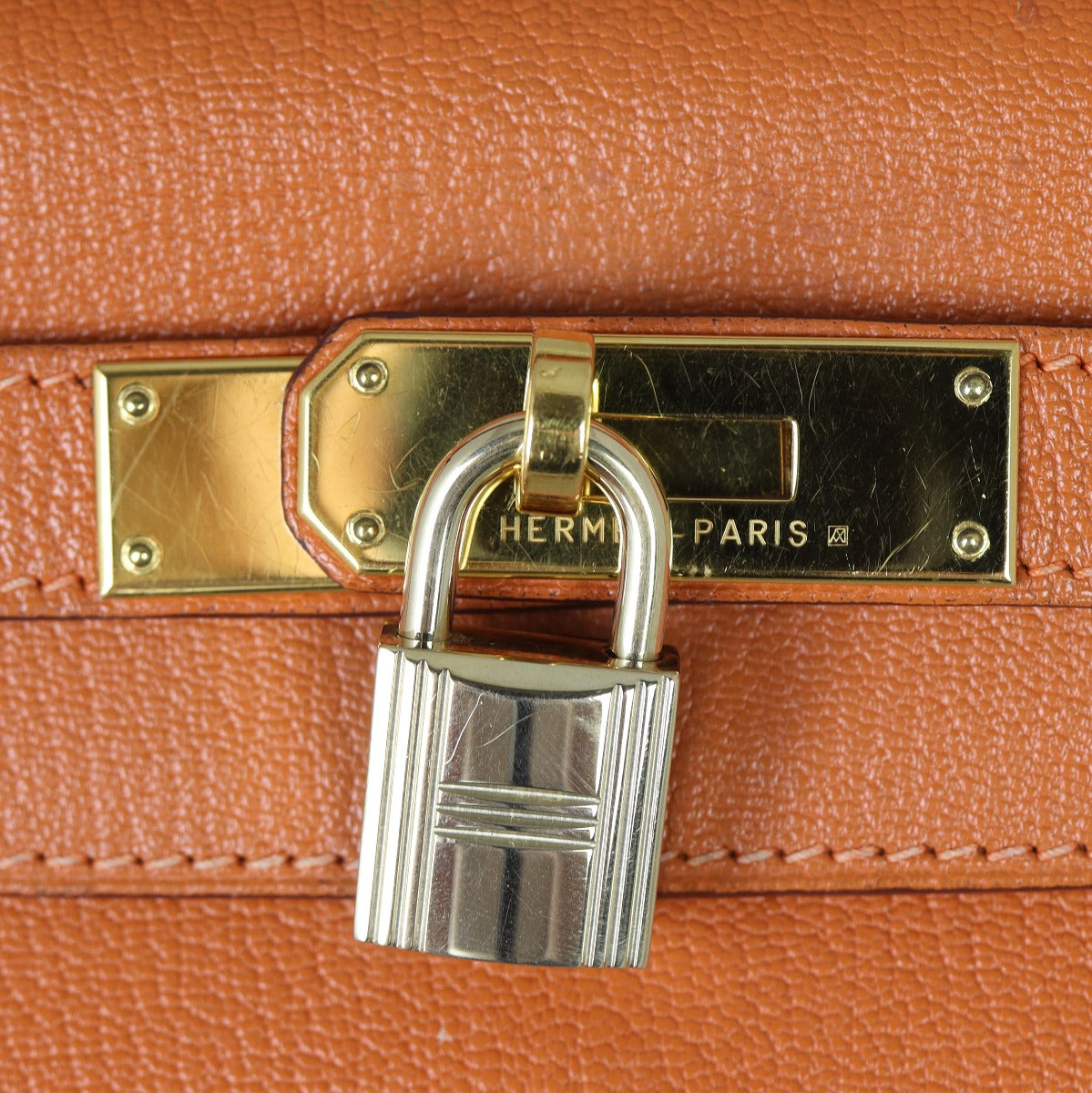 Hermes Kelly 28 Retourne Chevre de Coromandel Hardware