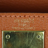 Hermes Kelly 28 Retourne Chevre de Coromandel Interior Stamp