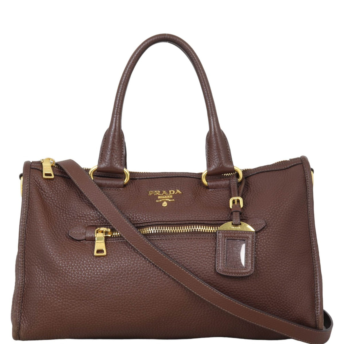 Prada Vitello Daino Bauletto Bag