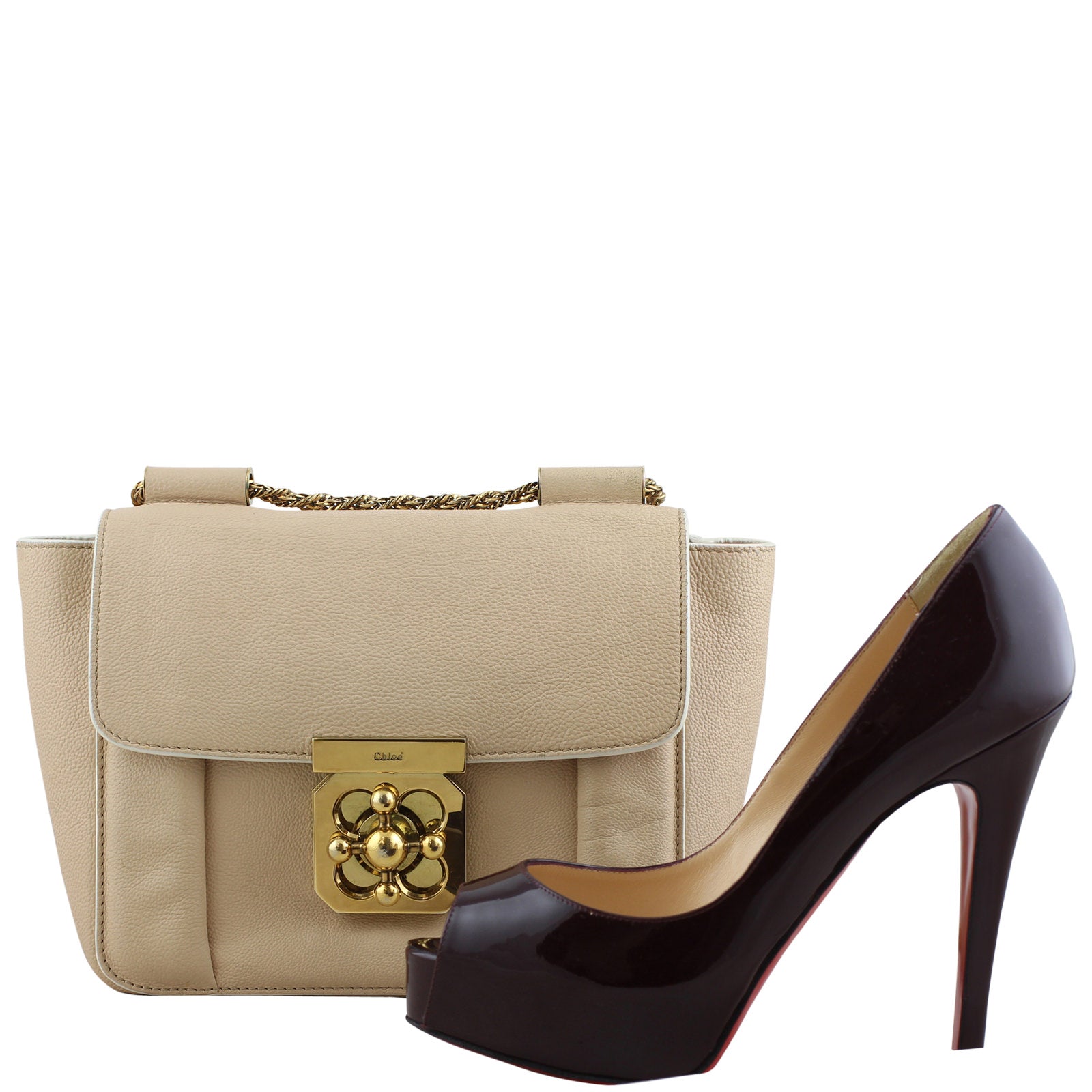 chloe  エルシー Chloe ELSIE エルシー / クロエ トップハンドル 牛革 カーフ 2WAY