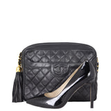 Chanel Vintage Camera Tassel Bag Medium | Lambskin